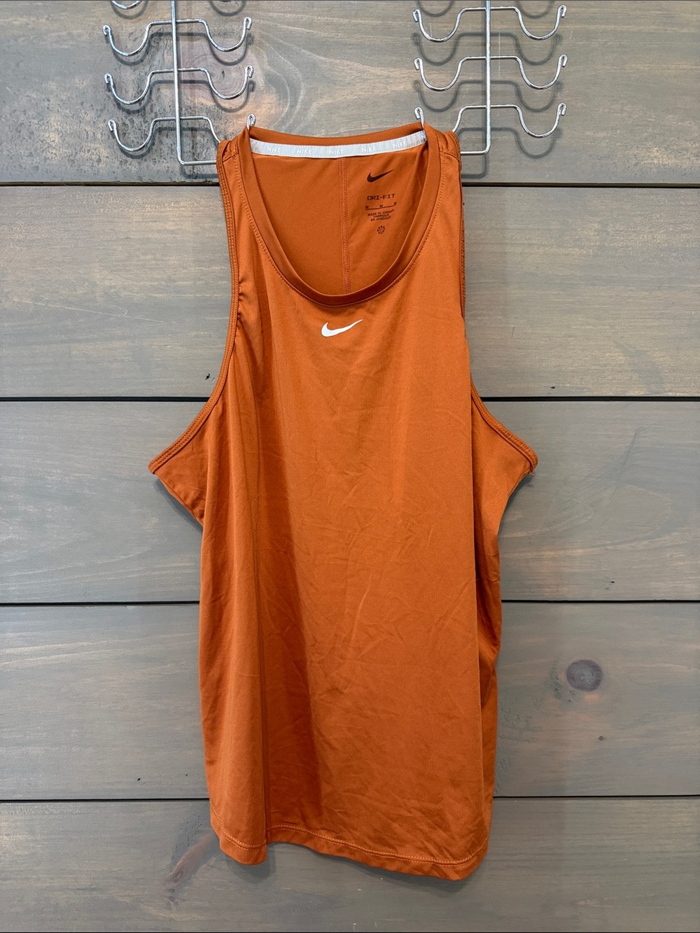 Set of 2 Nike Orange and green Sleeveless Performance Tank tops